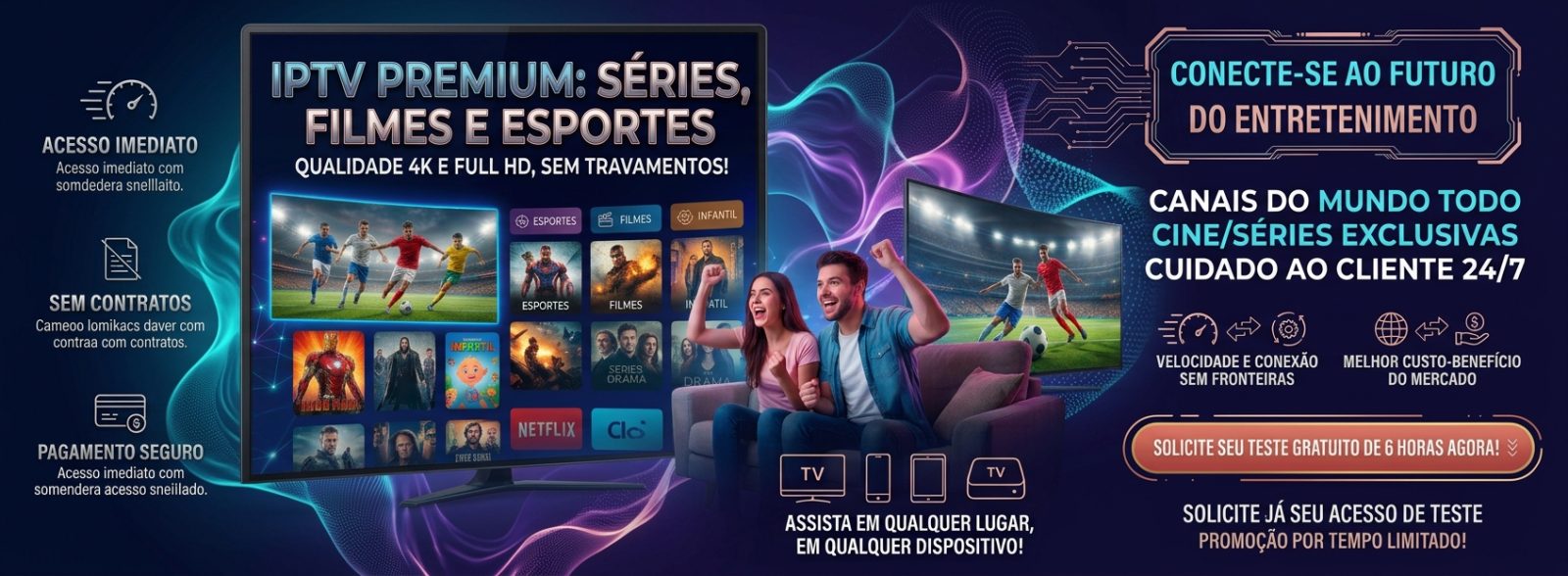 IPTV 6 horas gratis