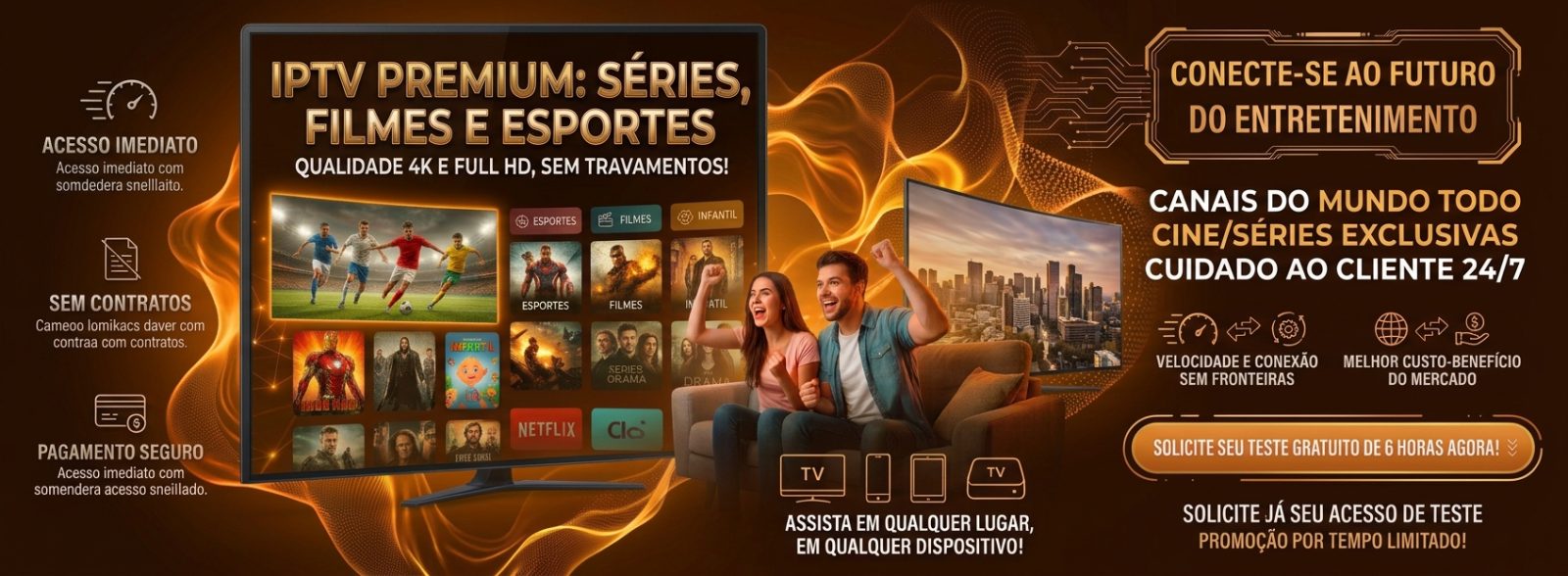 IPTV 6 horas gratis
