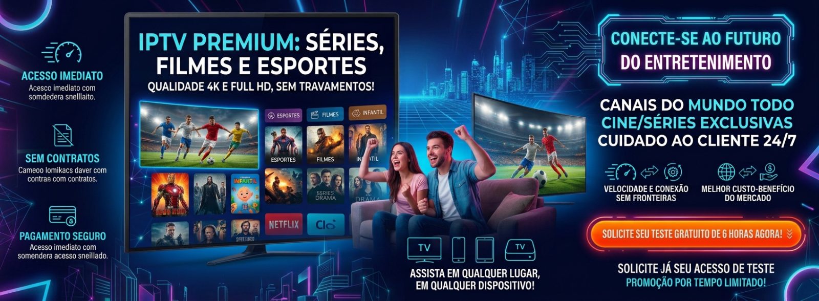 IPTV 6 horas gratis